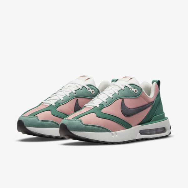 Nike Air Max Dawn Sneakers Dames Rood Roze Wit Grijs | NK195SBD