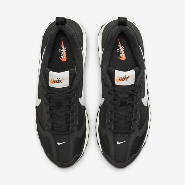 Nike Air Max Dawn Sneakers Dames Zwart Metal Zilver Oranje Wit | NK120NSJ