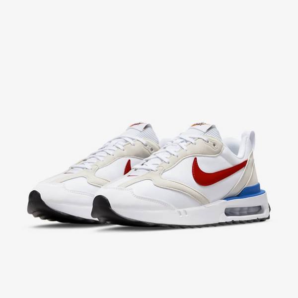 Nike Air Max Dawn Sneakers Heren Wit Blauw Zwart Rood | NK817ZGX