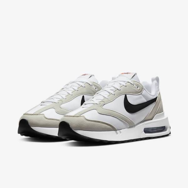 Nike Air Max Dawn Sneakers Heren Wit Lichtbeige Zwart | NK506HCZ