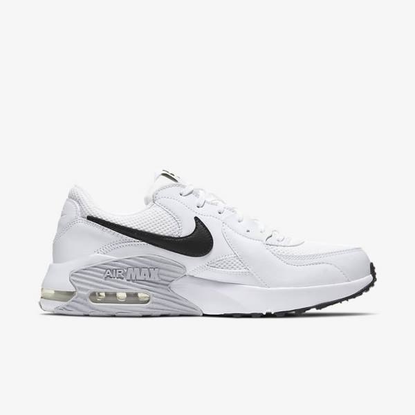 Nike Air Max Excee Sneakers Heren Wit Platina Zwart | NK948FAG