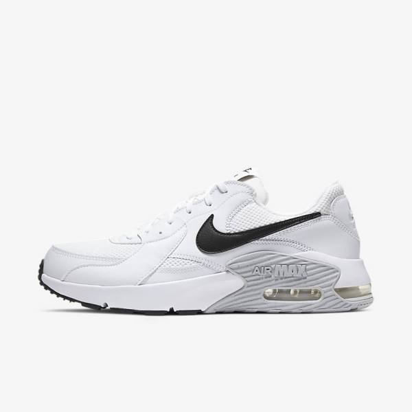 Nike Air Max Excee Sneakers Heren Wit Platina Zwart | NK948FAG