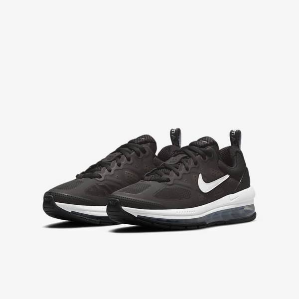 Nike Air Max Genome Older Sneakers Kinderen Zwart Donkergrijs Wit | NK463LQO