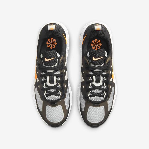 Nike Air Max Genome Older Sneakers Kinderen Zwart Grijs Wit Oranje | NK546NHJ