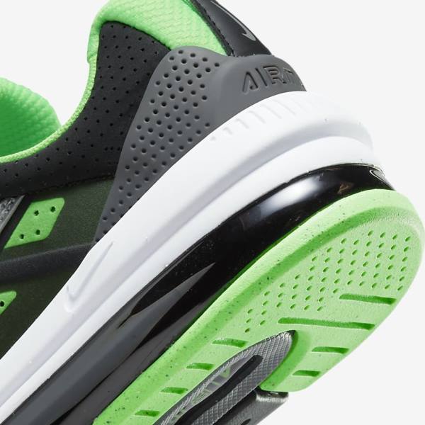 Nike Air Max Genome Older Wandelschoenen Kinderen Zwart Grijs Groen | NK296LJV