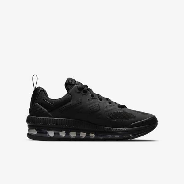 Nike Air Max Genome Older Wandelschoenen Kinderen Zwart Donkergrijs | NK872REL