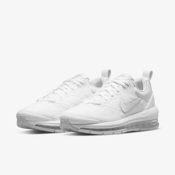 Nike Air Max Genome Sneakers Dames Wit Platina Wit | NK576WBP