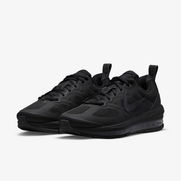 Nike Air Max Genome Sneakers Heren Zwart Donkergrijs | NK896RUI