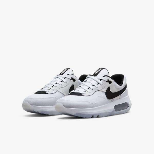 Nike Air Max Motif Older Sneakers Kinderen Wit Zwart | NK962AYI