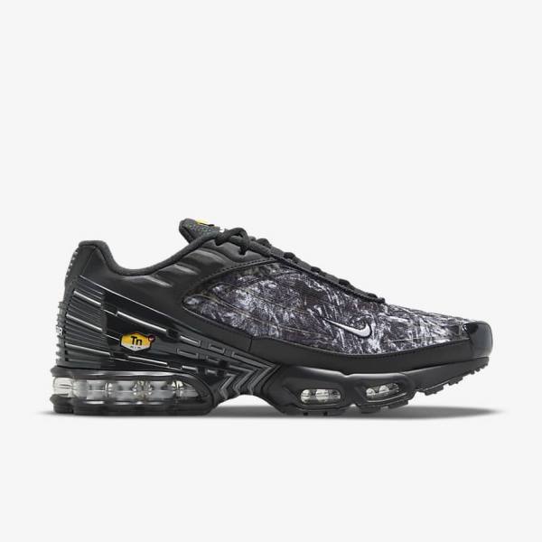 Nike Air Max Plus 3 Sneakers Heren Zwart Donkergrijs Wit | NK143UTD