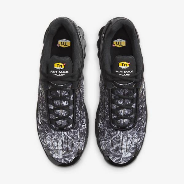 Nike Air Max Plus 3 Sneakers Heren Zwart Donkergrijs Wit | NK143UTD