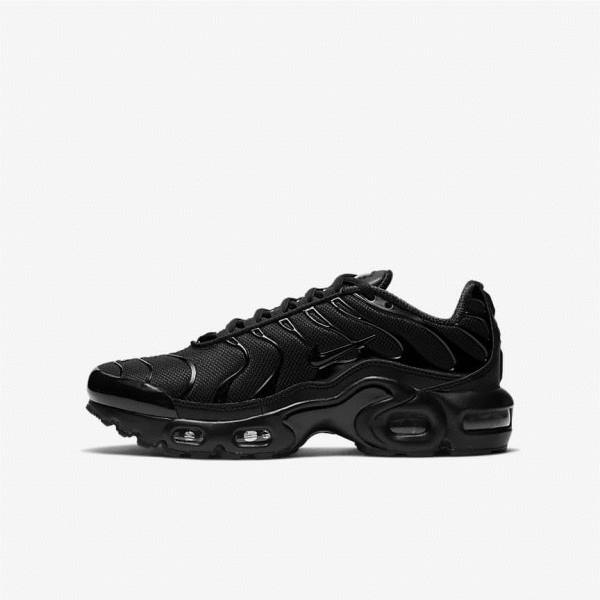 Nike Air Max Plus Older Sneakers Kinderen Zwart | NK419QBC