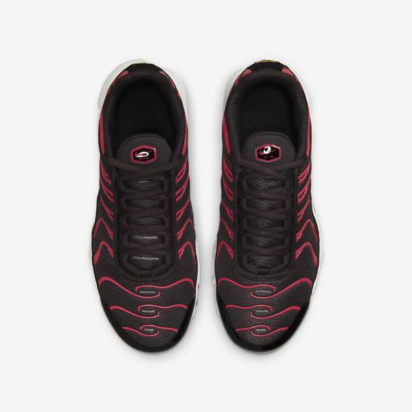 Nike Air Max Plus Older Sneakers Kinderen Grijs Rood Wit Zwart | NK527XMN