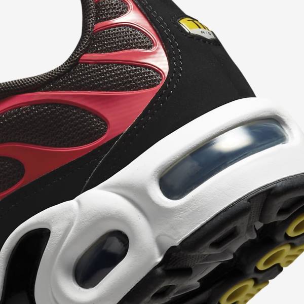 Nike Air Max Plus Older Sneakers Kinderen Grijs Rood Wit Zwart | NK527XMN