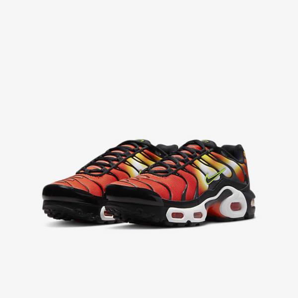 Nike Air Max Plus Older Sneakers Kinderen Oranje Goud Zwart | NK704NLC