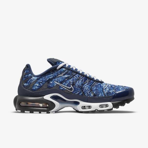 Nike Air Max Plus Sneakers Heren Donkerblauw Wit Zwart Donkerblauw | NK170RIG