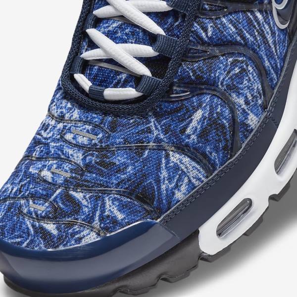 Nike Air Max Plus Sneakers Heren Donkerblauw Wit Zwart Donkerblauw | NK170RIG