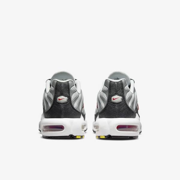 Nike Air Max Plus Sneakers Heren Grijs Zwart Rood | NK537VQU