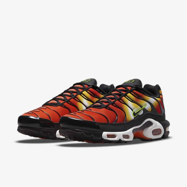 Nike Air Max Plus Sneakers Heren Oranje Goud Zwart | NK651SVU