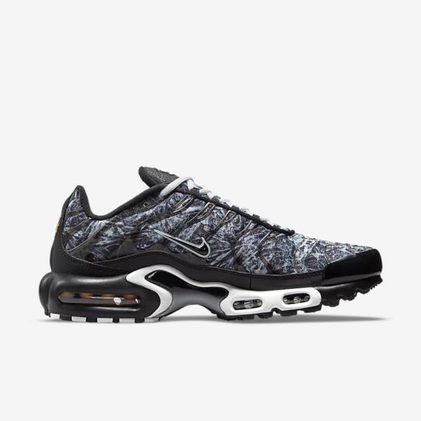 Nike Air Max Plus Sneakers Heren Zwart Wit Donkergrijs Zwart | NK460DFE