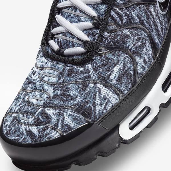 Nike Air Max Plus Sneakers Heren Zwart Wit Donkergrijs Zwart | NK460DFE