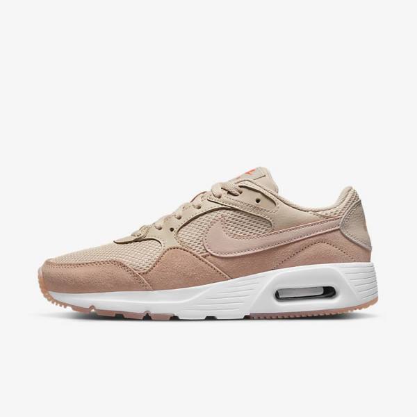 Nike Air Max SC Sneakers Dames Khaki Grijs Roze Wit Roze | NK789PHT