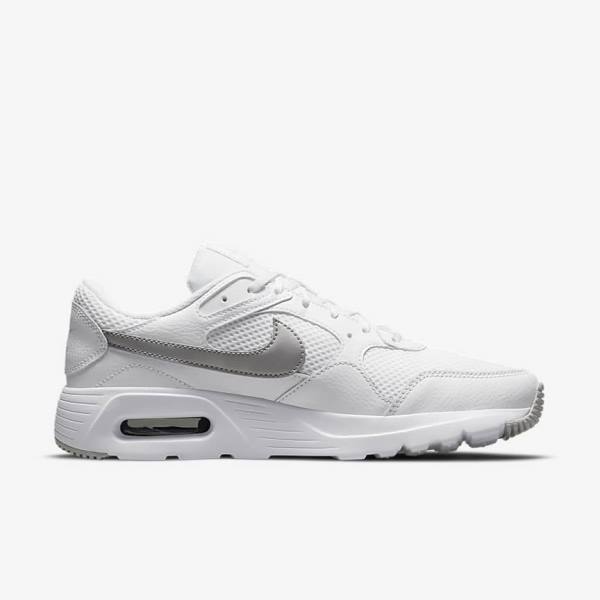 Nike Air Max SC Sneakers Dames Wit Platina Metal Platina | NK761UEW