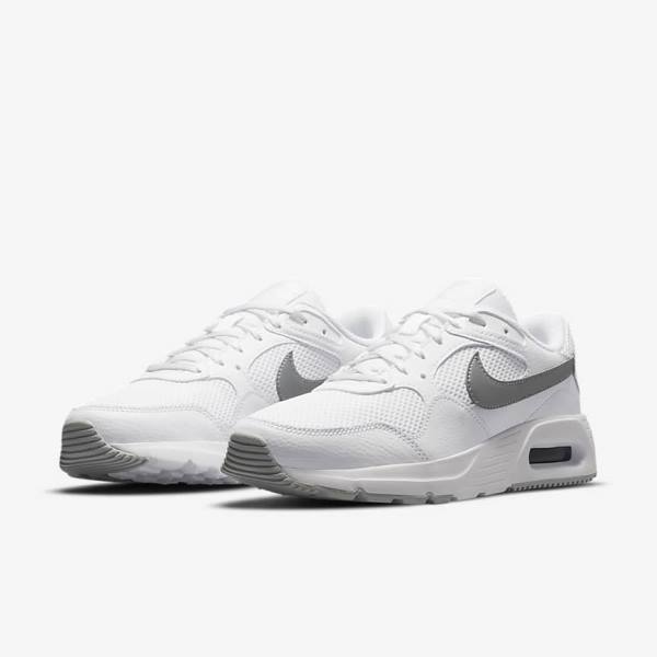 Nike Air Max SC Sneakers Dames Wit Platina Metal Platina | NK761UEW