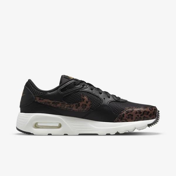 Nike Air Max SC Sneakers Dames Zwart Metal Goud Bruin | NK189REV