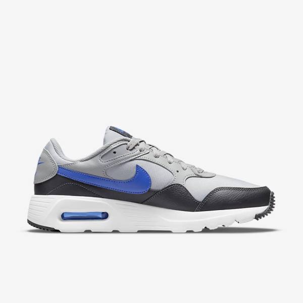 Nike Air Max SC Sneakers Heren Lichtgrijs Donkergrijs Wit Koningsblauw | NK483OWA