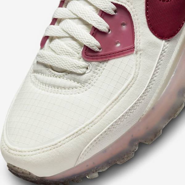 Nike Air Max Terrascape 90 Sneakers Dames Wit Roze Bordeaux | NK826FVD