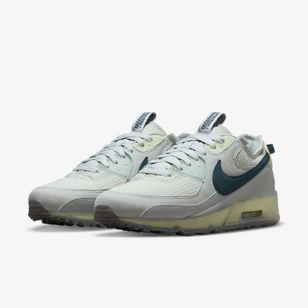 Nike Air Max Terrascape 90 Sneakers Heren Grijs Lichtgroen Donkerturquoise Groen | NK123XZO