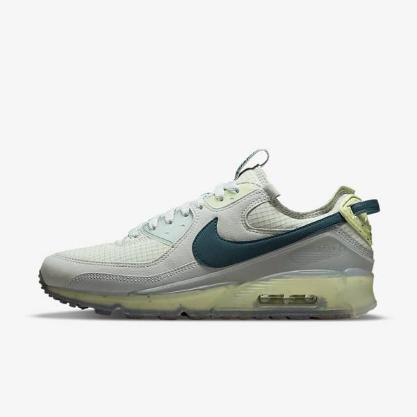 Nike Air Max Terrascape 90 Sneakers Heren Grijs Lichtgroen Donkerturquoise Groen | NK123XZO