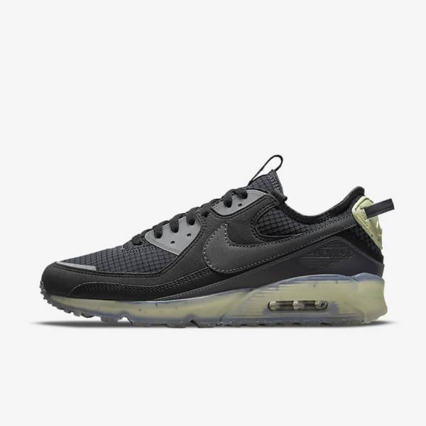 Nike Air Max Terrascape 90 Sneakers Heren Zwart Lichtgroen Donkergrijs | NK638AEK