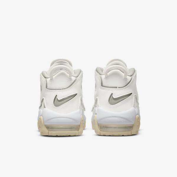 Nike Air More Uptempo Older Basketbalschoenen Kinderen Wit Bruin Licht | NK958KZF