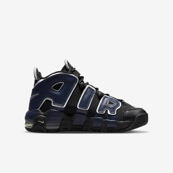 Nike Air More Uptempo Older Sneakers Kinderen Zwart Donkerblauw Wit Rood | NK061OLP