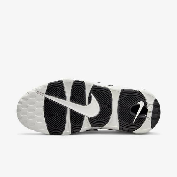 Nike Air More Uptempo Sneakers Dames Wit Zwart | NK726XYF