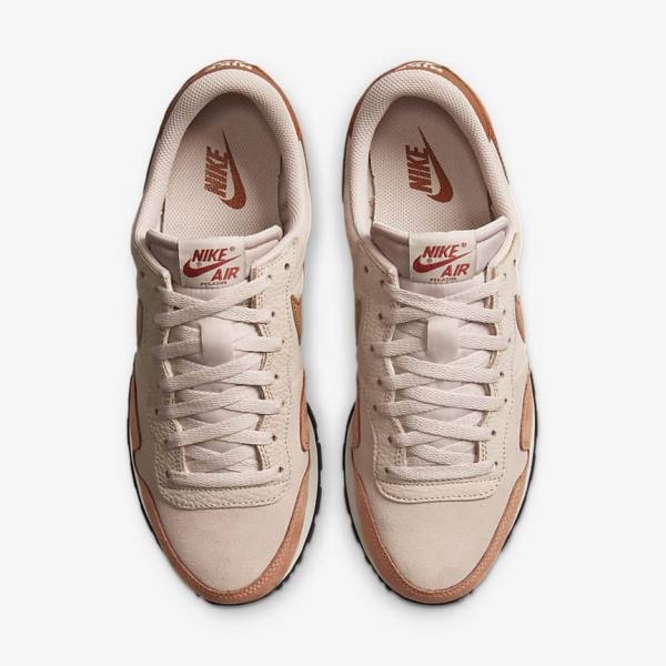 Nike Air Pegasus 83 PRM Sneakers Heren Khaki Grijs Khaki Roze Lichtbruin Rood | NK307JNS