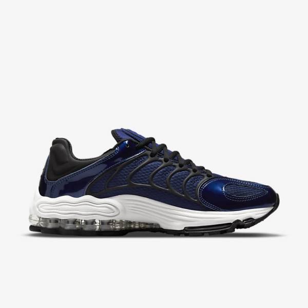 Nike Air Tuned Max Sneakers Heren Blauw Wit Zwart | NK285PKE