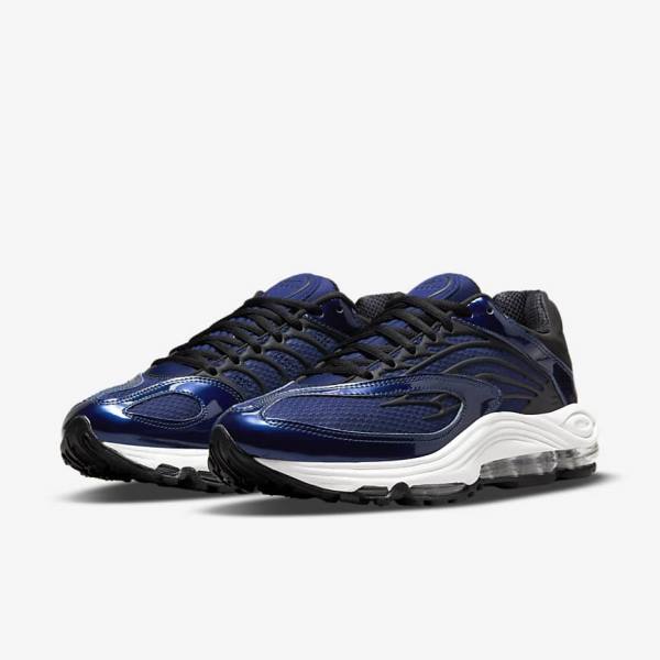 Nike Air Tuned Max Sneakers Heren Blauw Wit Zwart | NK285PKE