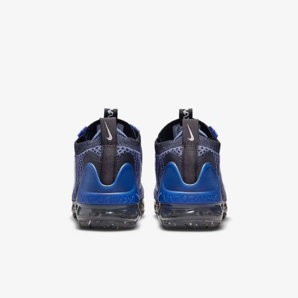 Nike Air VaporMax 2021 FK Older Sneakers Kinderen Koningsblauw Wit Donkergrijs Zwart | NK735RHG