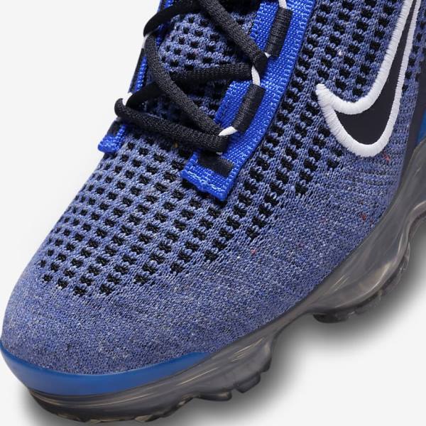 Nike Air VaporMax 2021 FK Older Sneakers Kinderen Koningsblauw Wit Donkergrijs Zwart | NK735RHG