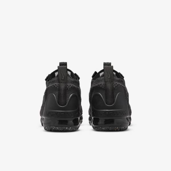 Nike Air VaporMax 2021 FK Older Sneakers Kinderen Zwart Donkergrijs | NK752OLV