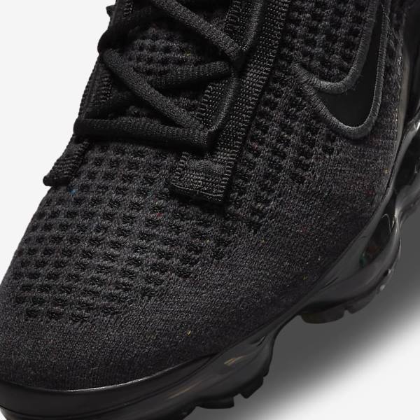 Nike Air VaporMax 2021 FK Older Sneakers Kinderen Zwart Donkergrijs | NK752OLV