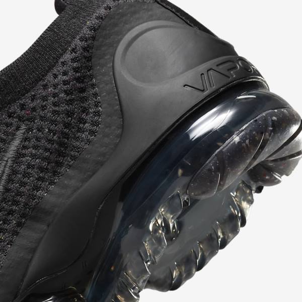 Nike Air VaporMax 2021 FK Older Sneakers Kinderen Zwart Donkergrijs | NK752OLV