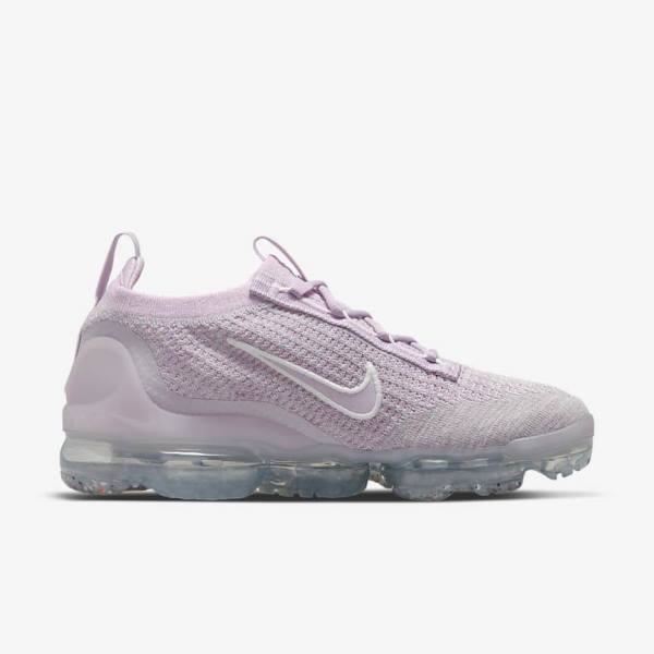 Nike Air VaporMax 2021 FK Sneakers Dames Lichtroze Wit Metal Zilver Paars | NK046FDR