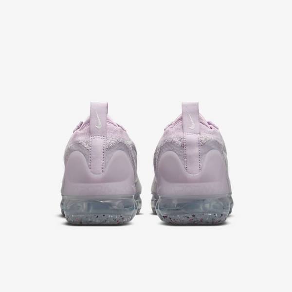 Nike Air VaporMax 2021 FK Sneakers Dames Lichtroze Wit Metal Zilver Paars | NK046FDR