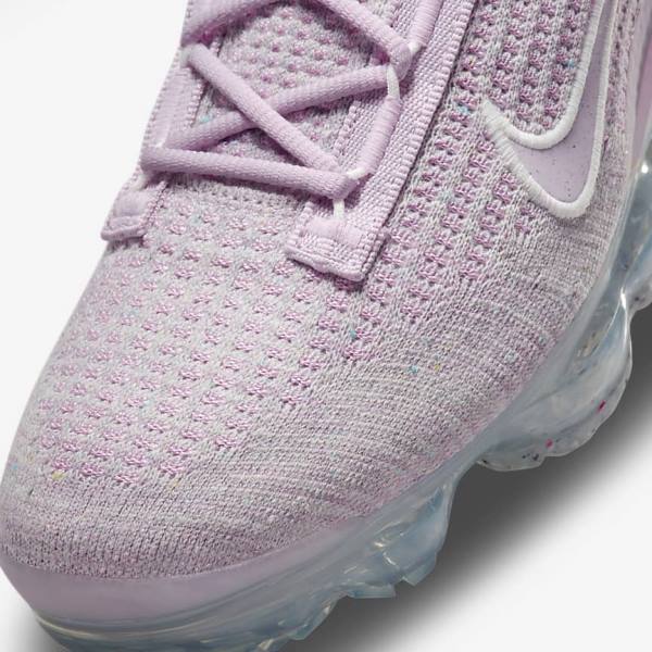 Nike Air VaporMax 2021 FK Sneakers Dames Lichtroze Wit Metal Zilver Paars | NK046FDR