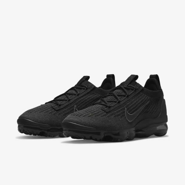 Nike Air VaporMax 2021 FK Sneakers Heren Zwart Donkergrijs | NK028NUG