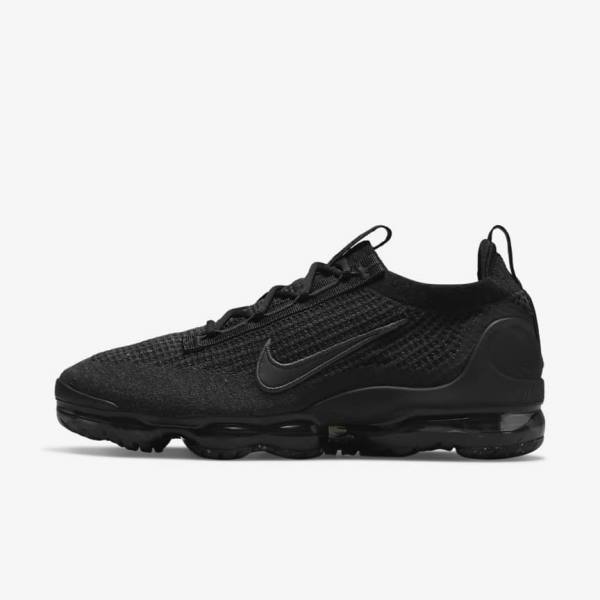 Nike Air VaporMax 2021 FK Sneakers Heren Zwart Donkergrijs | NK028NUG